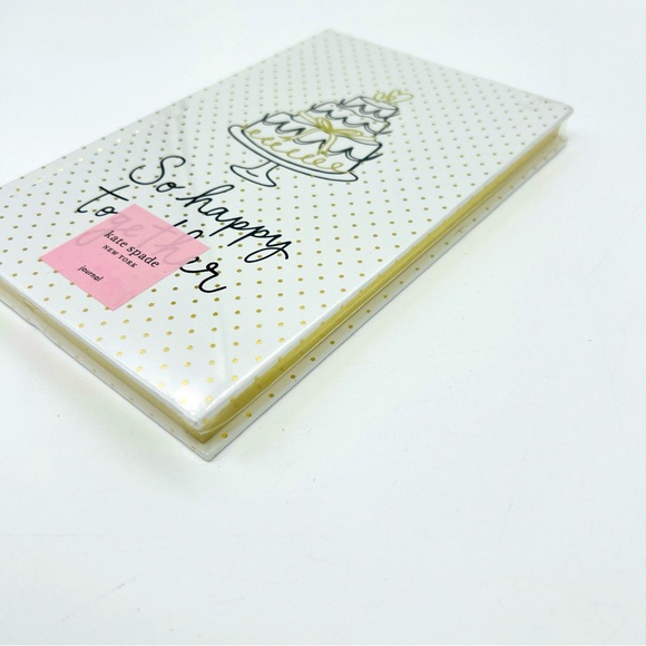Kate Spade Hard Cover SO HAPPY TOGETHER Lined Journal Book Bridal, Wedding - Picture 5 of 9